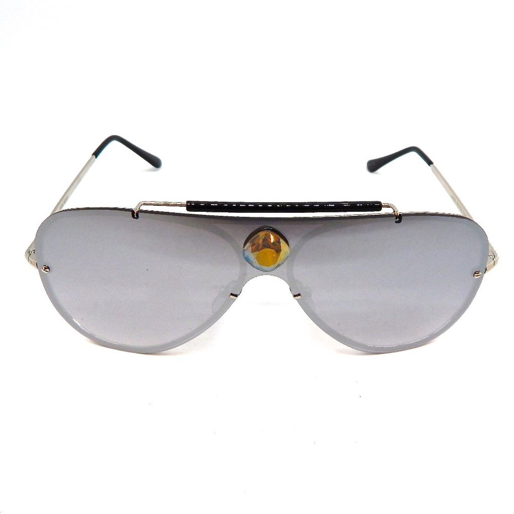 PANTHER POWER GUNMETAL MIRROR LENS AVIATORS